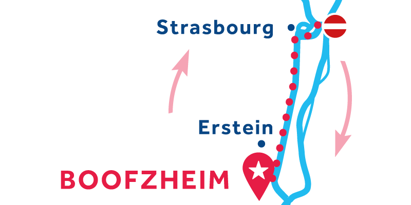 Boofzheim return via Strasbourg