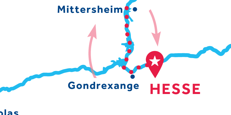 Hesse return via Mittersheim