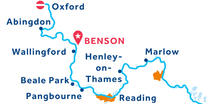 Benson RETURN via Oxford & Henley