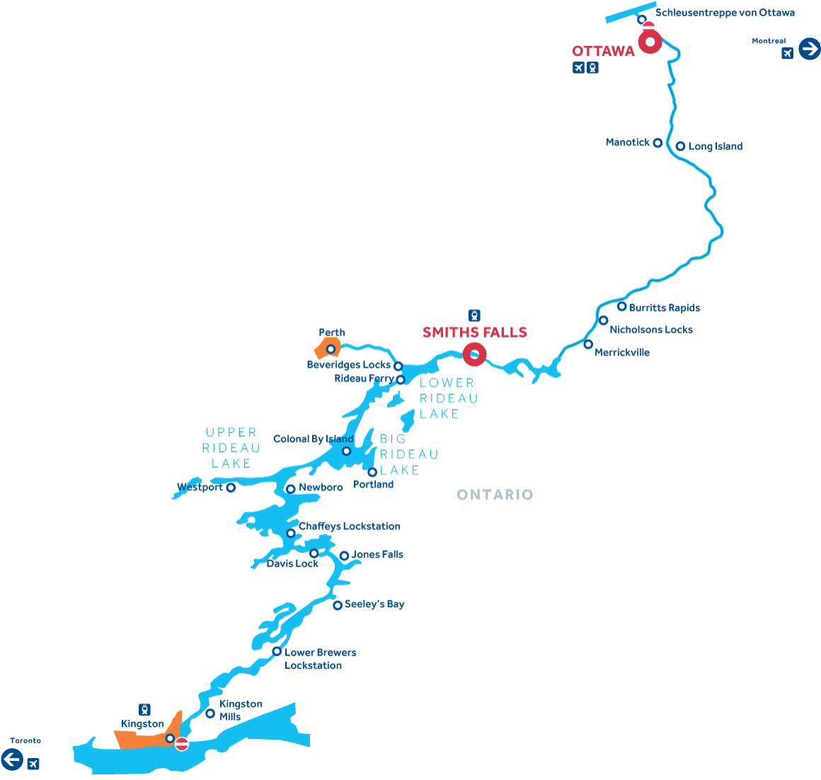 Karte: Rideau Canal