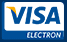 Visa Electron-Zahlungen werden akzeptiert.